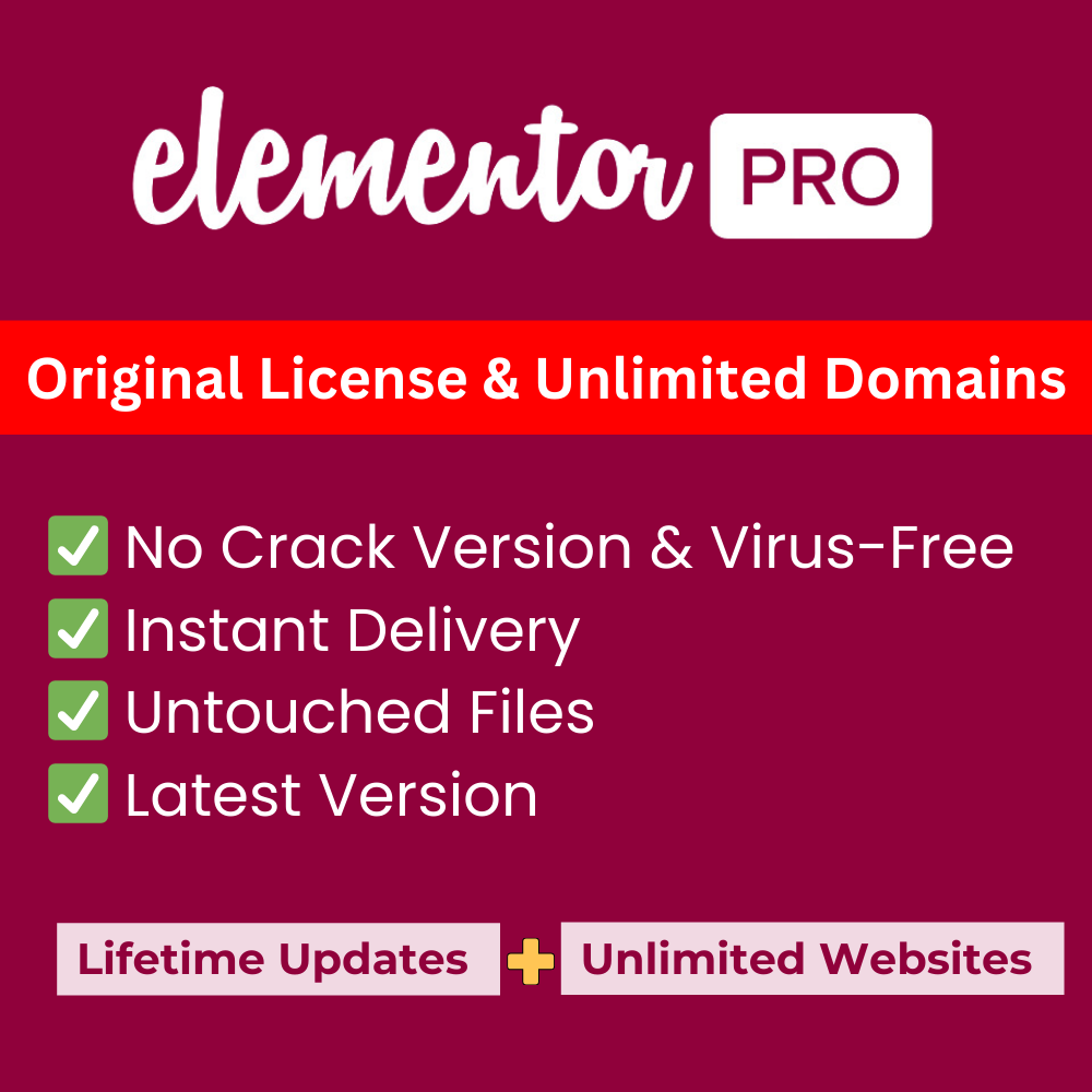 Elementor Pro Plugin – WordPress Page Builder & Ultimate Template Kits